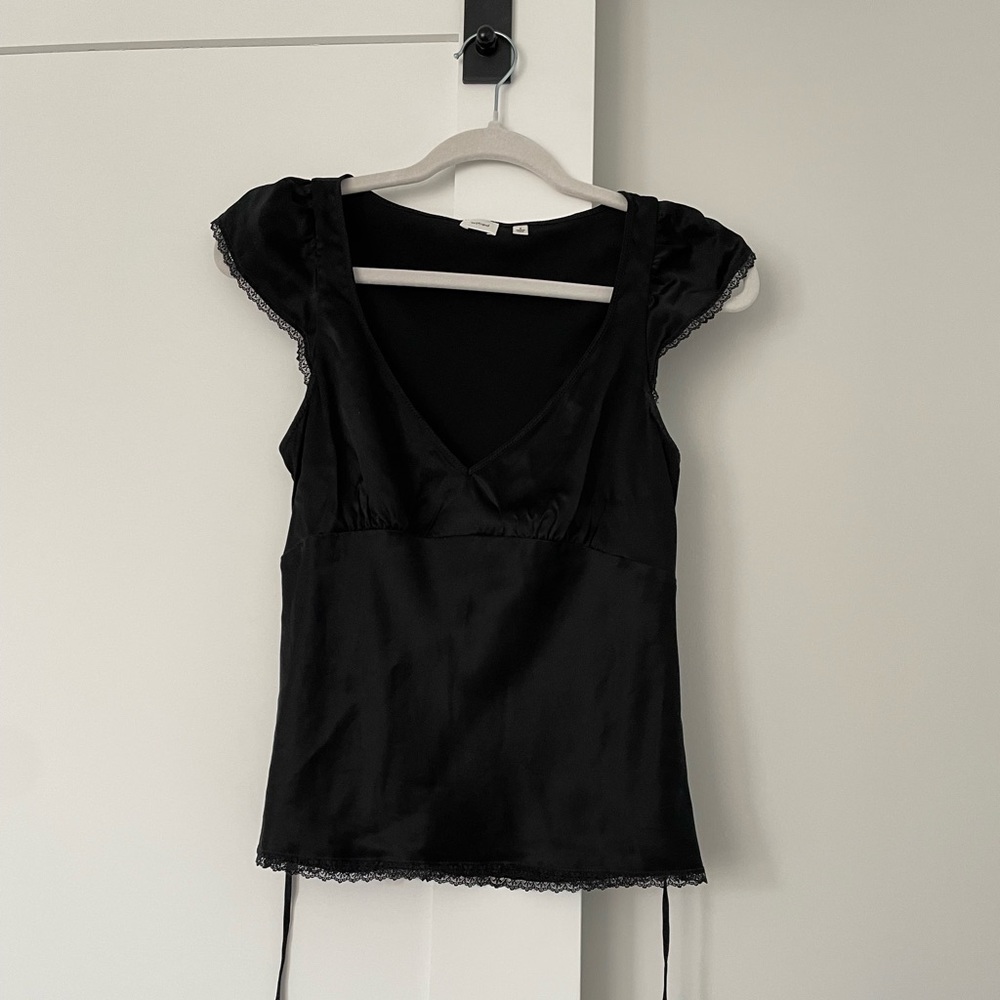 Aritzia Wilfred Montero Silk Blouse